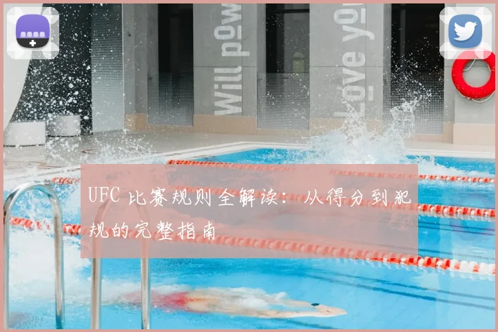 UFC 比赛规则全解读:从得分到犯规的完整指南
